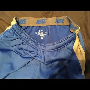 Blue Nike Therma-Fit Sweatpants - Large